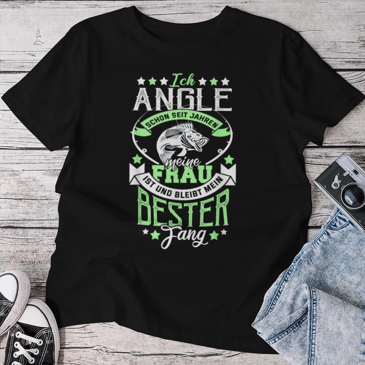 Angler Angel Fischer Woman In Love My Best Fang T-shirt Frauen Lustige Geschenke