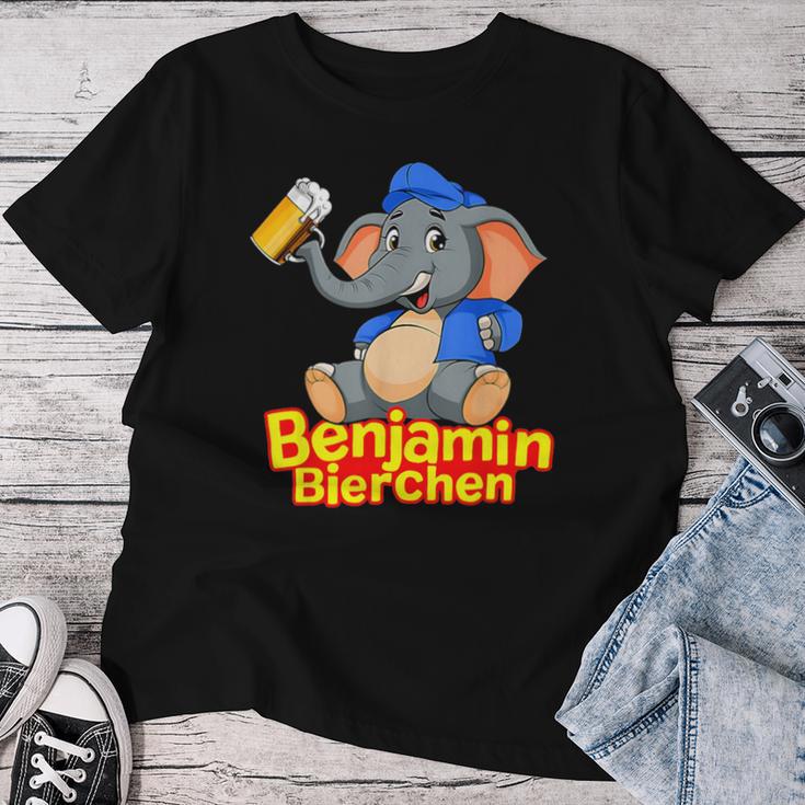 Benjamin Beer Drinker Saufen Beer T-shirt Frauen Lustige Geschenke