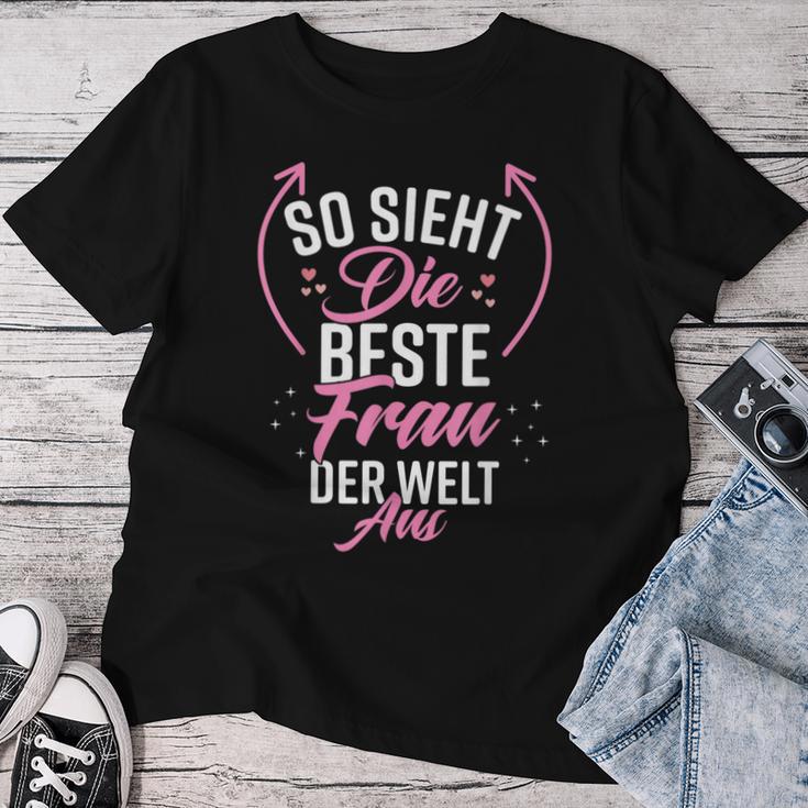 Beste Frau Der Welt Partner Best Wife T-shirt Frauen Lustige Geschenke