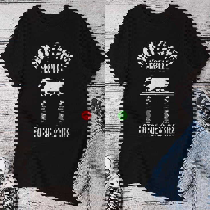 Chats Humour Drole Fille Mon Chat M'appelle T-shirt femme Cadeaux drôles