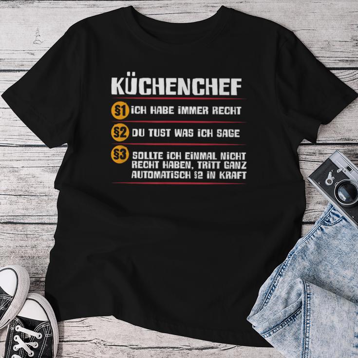 Chef's Kitchen Rules Chef Women's T-shirt Frauen Lustige Geschenke