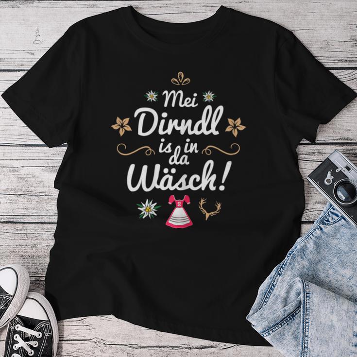 Children's Mei Dirndl Is In Da Wäsch Girl's Slogan Madl Bayern T-shirt Frauen Lustige Geschenke