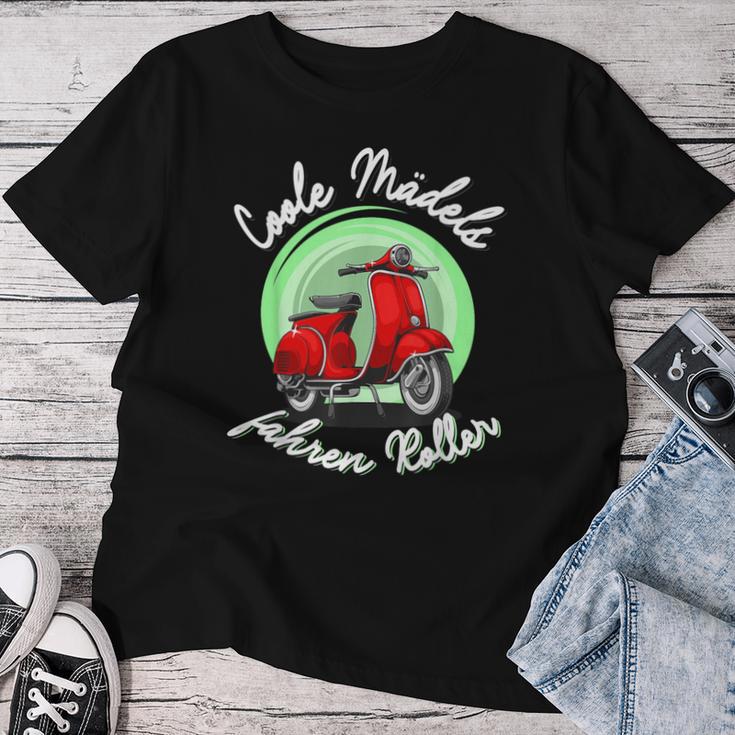 Cool Girls Ride Scooter Strong & Two Stroke Fans T-shirt Frauen Lustige Geschenke