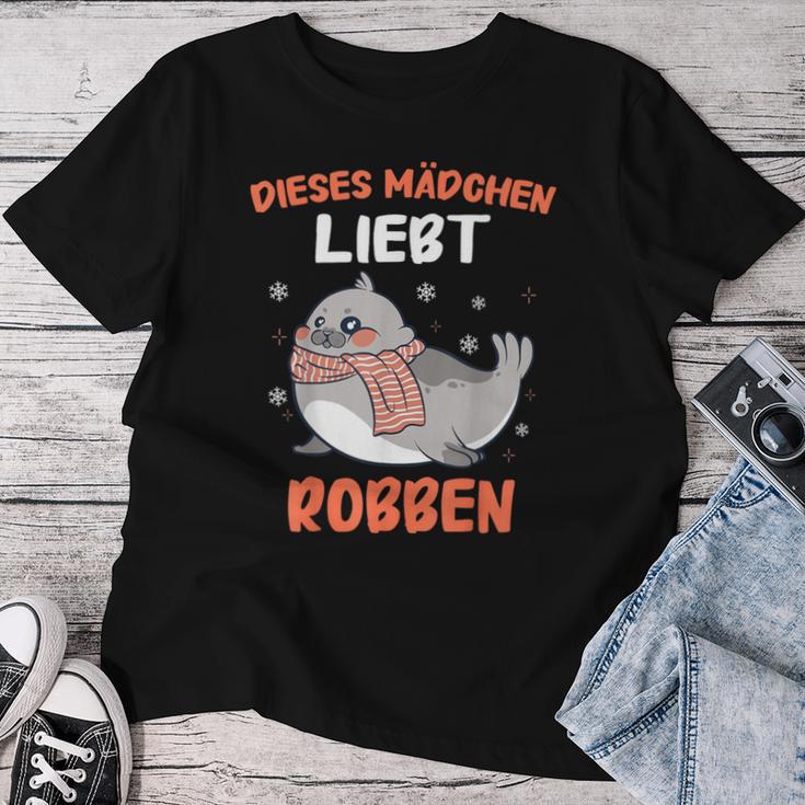 Das Mädchen Liebt Robben Seehund Dieses Mädchen Lieb T-shirt Frauen Lustige Geschenke