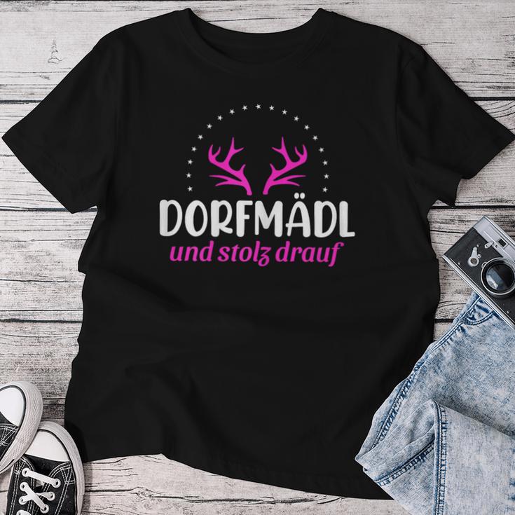 Dorfmädchen Und Stolz Drauf Dorfkind Women's T-shirt Frauen Lustige Geschenke