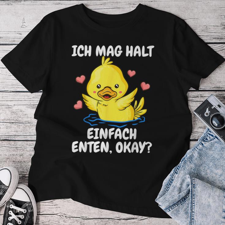 Duck Holder Ducks T-shirt Frauen Lustige Geschenke