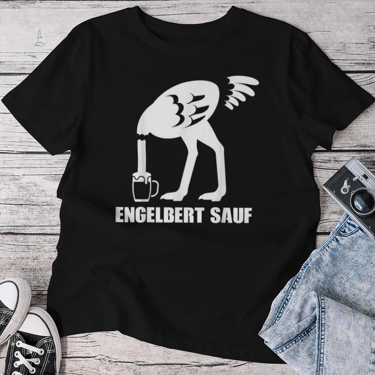 Engelbert Sauf Beer Drinking Beer Drinker Slogan T-shirt Frauen Lustige Geschenke