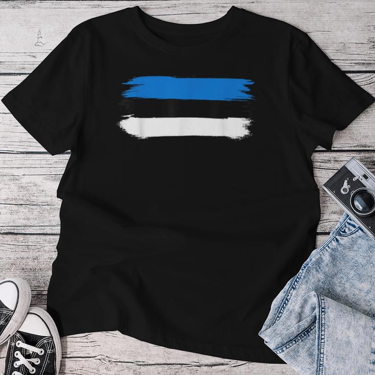 Estonia Estonia Maps Estonia Flag For Women T-shirt Frauen Lustige Geschenke