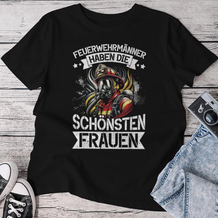 Fireman Habe Die Schönsten Women's T-shirt Frauen Lustige Geschenke