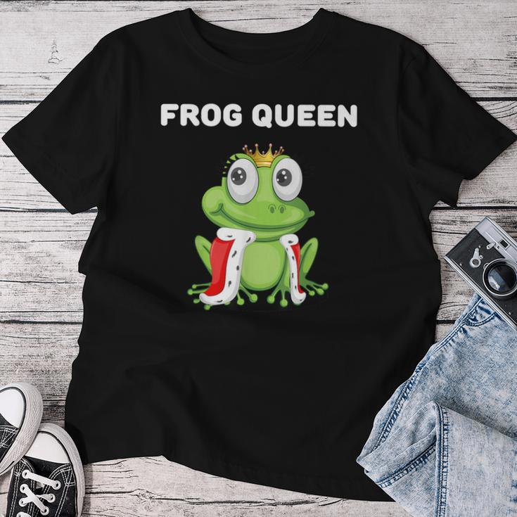 Frog Queen Girls' Frog Women's Frog T-shirt Frauen Lustige Geschenke