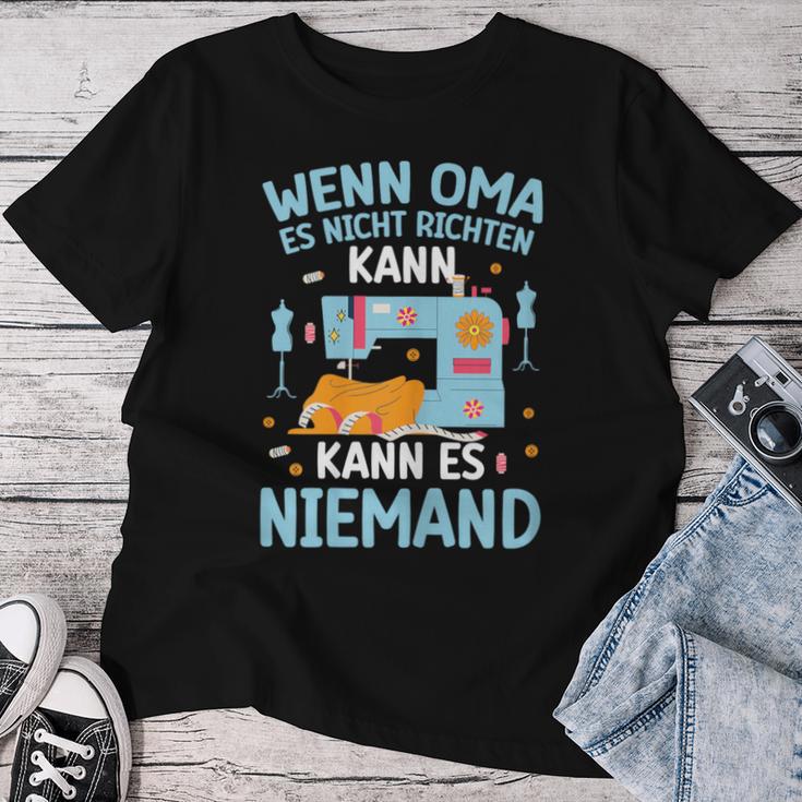 Wenn Oma Es Nicht Richten Kann Oma Says T-shirt Frauen Lustige Geschenke