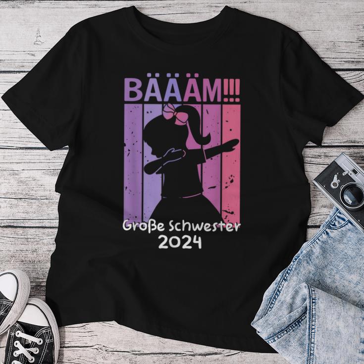 Girls' Bääm Big Sister 2024 Dab Pregnancy T-shirt Frauen Lustige Geschenke