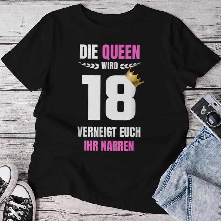 Girls' Die Queen Wird 18 Birthday Honour T-shirt Frauen Lustige Geschenke