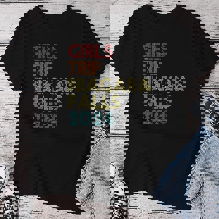 Girls Trip Niagara Fall 2024 Summer Vacation Friends Family Women T-shirt Unique Gifts