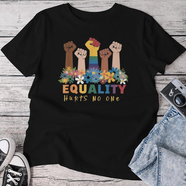 Gleichheit Schadet Niemandem Lgbtq Pride Human Rights Women T-shirt Frauen Lustige Geschenke