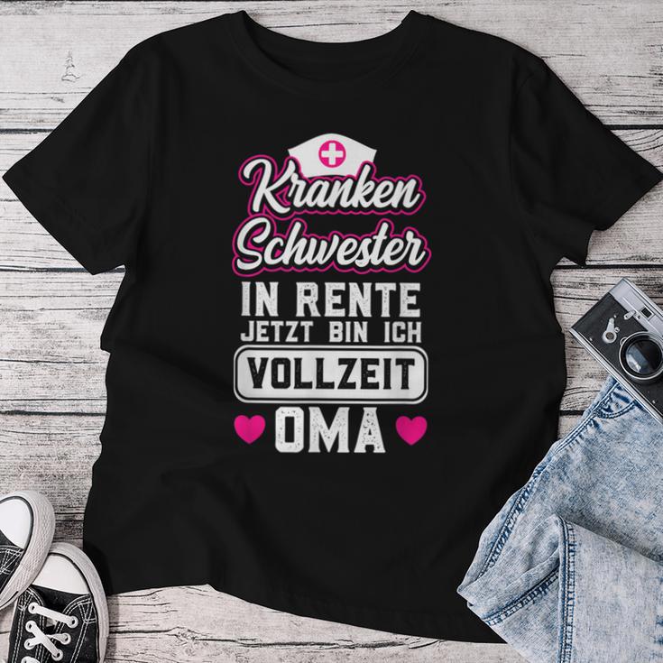 Grandma Retirement Pension Nurse T-shirt Frauen Lustige Geschenke