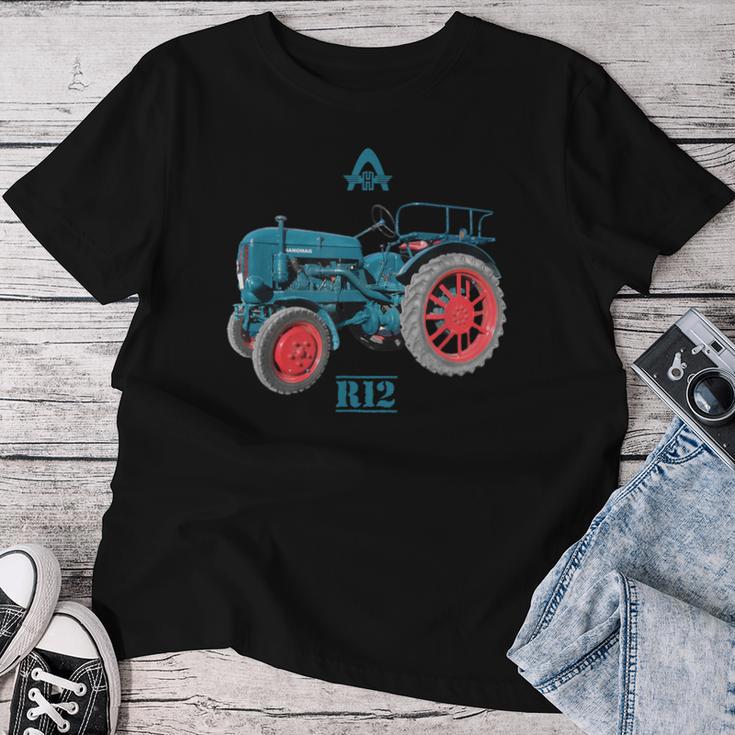 Hanomag R12 Trcker Ackermoped T-shirt Frauen Lustige Geschenke