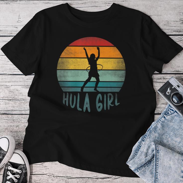 Hulahoop Hullern Hula Girl Hoola Hop Training Women's Hoopen T-shirt Frauen Lustige Geschenke