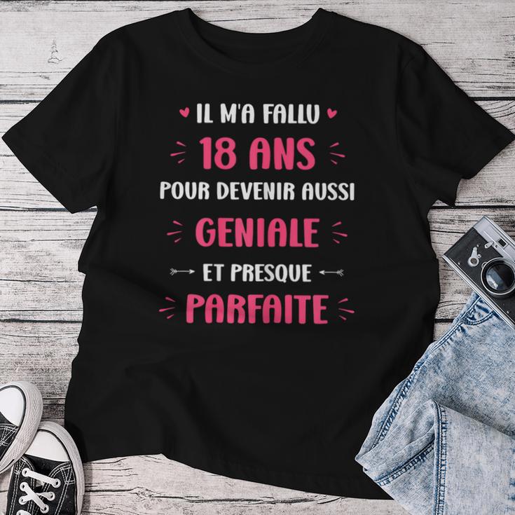 T-shirt Humour 18 Ans Fille - "Enfin 18 Je Sais Tout Je Peux Tout Faire Euh Maman" - 6