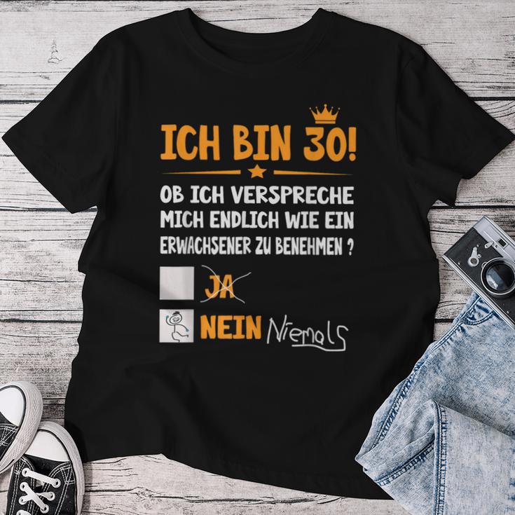 Ich Bin 30 Jahre Adult Birthday S T-shirt Frauen Lustige Geschenke