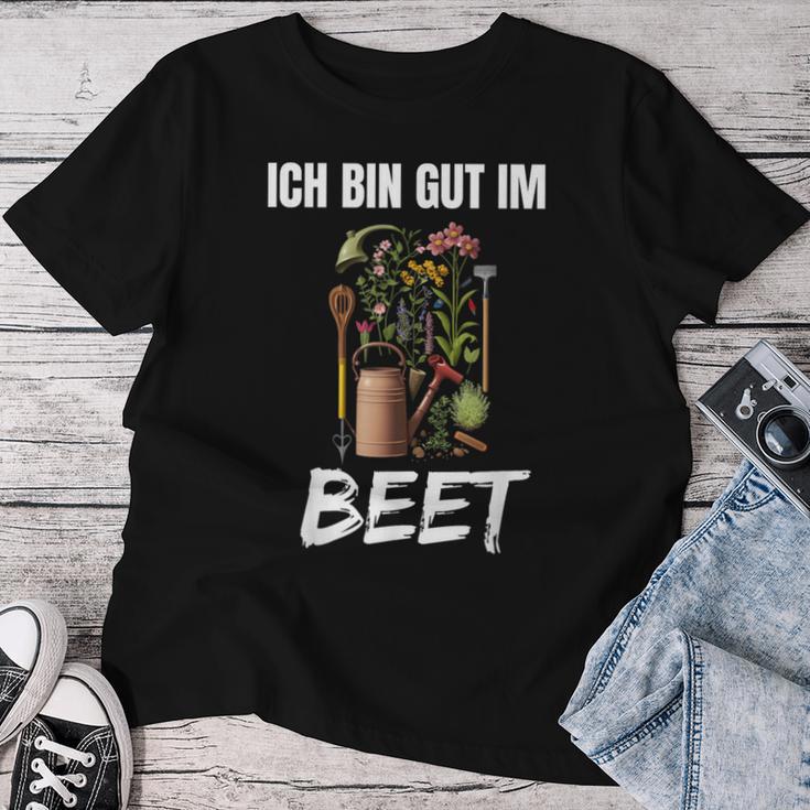 Ich Bin Gut Im Beet Word Game Gardener Garden T-shirt Frauen Lustige Geschenke