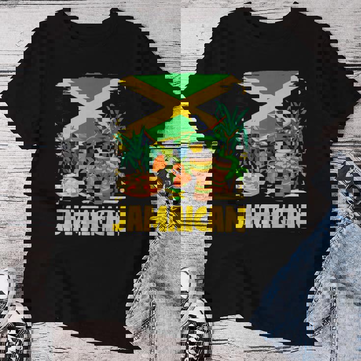 Jamaican Flag Outfit Ideas For & Novelty Jamaica Flag Women T-shirt Unique Gifts