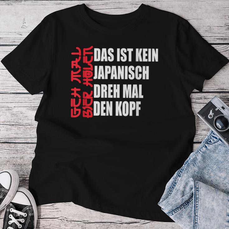 Japanese Geh Mal Bier Holen Beer Drinker T-shirt Frauen Lustige Geschenke