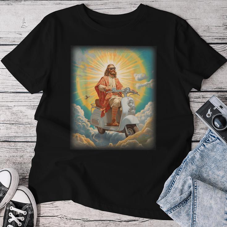 Jesusespa Driver Heaven Christian Hippie Biker T-shirt Frauen Lustige Geschenke