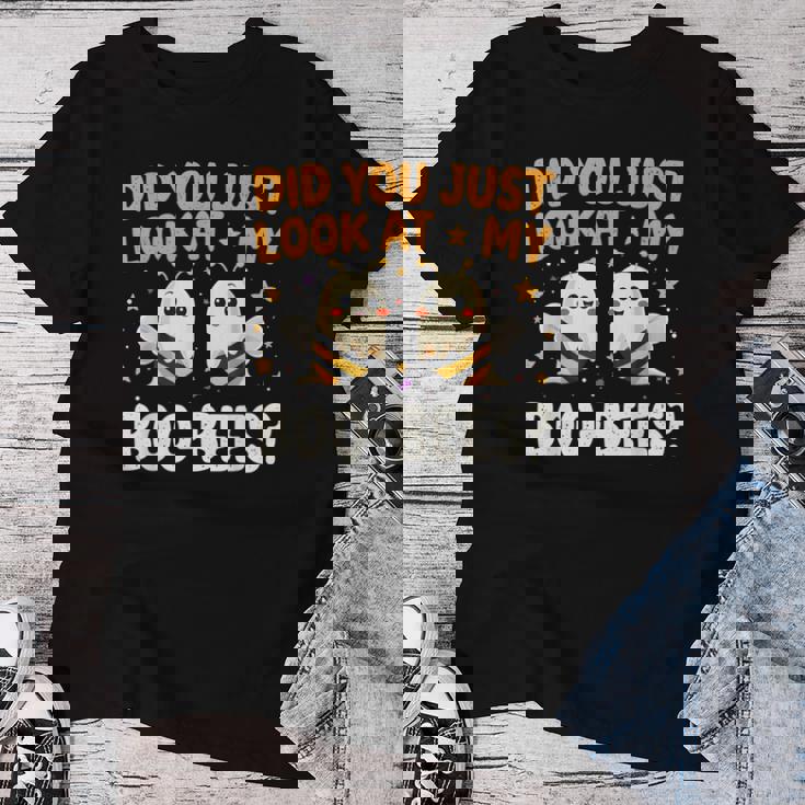 Did You Just Look At My Boo-Bees Halloween Boo Bee Women T-shirt Unique Gifts