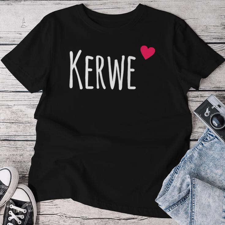 Kerwe Dialekt Pfälzer Und Pfalz Wine Festival T-shirt Frauen Lustige Geschenke