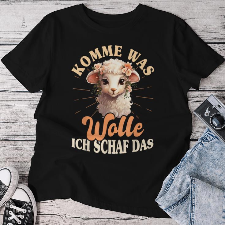 Komme Was Wolle Ich Schaf Das Sheep Farmers T-shirt Frauen Lustige Geschenke