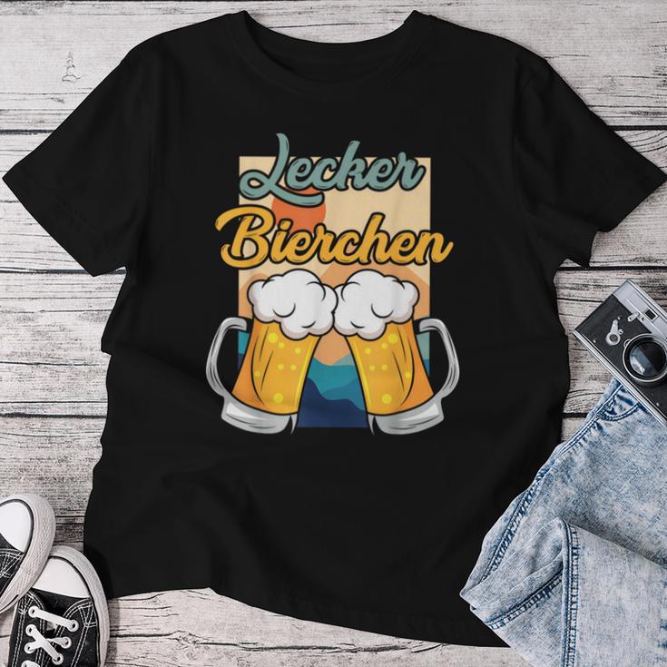 Lecker Bierchen Sauf Beer Drinker T-shirt Frauen Lustige Geschenke