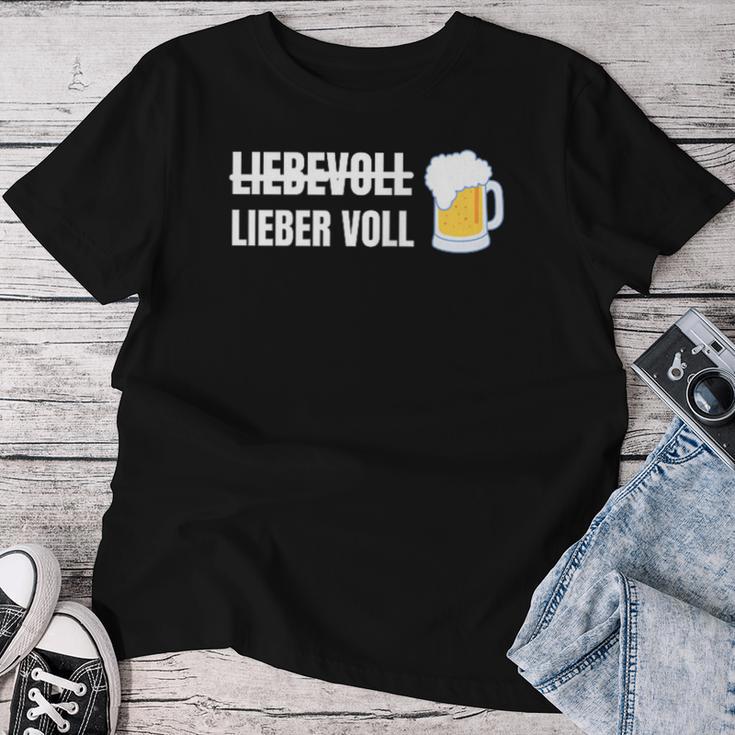 Liebevoll Lieberoll Alcohol And Beer T-shirt Frauen Lustige Geschenke