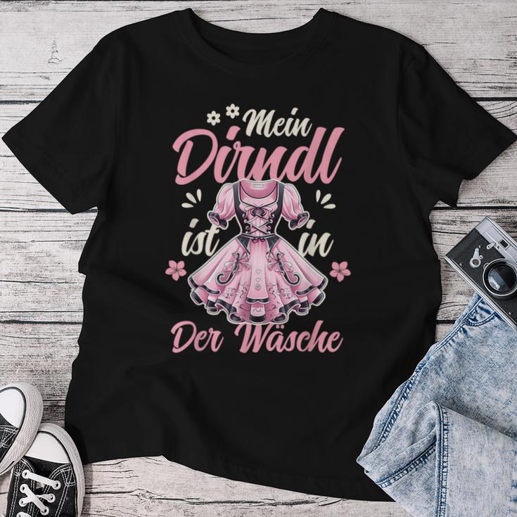 Mein Dirndl Ist In Der Wäsche Costume Women's Costume T-shirt Frauen Lustige Geschenke