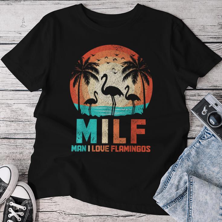 MILF Man I Love Flamingos Lustigerintage Flamingo Liebhaber T-shirt Frauen Lustige Geschenke