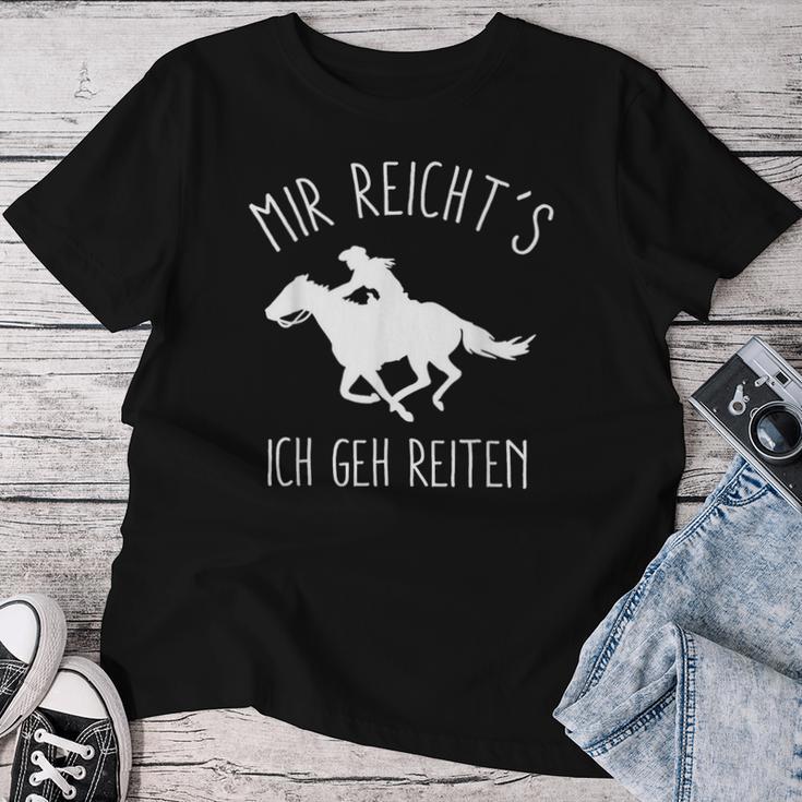 Mir Reichts Ich Geh Jetzt Reiten Horse Women's T-shirt Frauen Lustige Geschenke