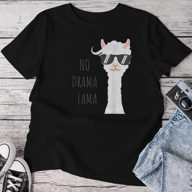 No Drama Lama Llama T-shirt Frauen Lustige Geschenke