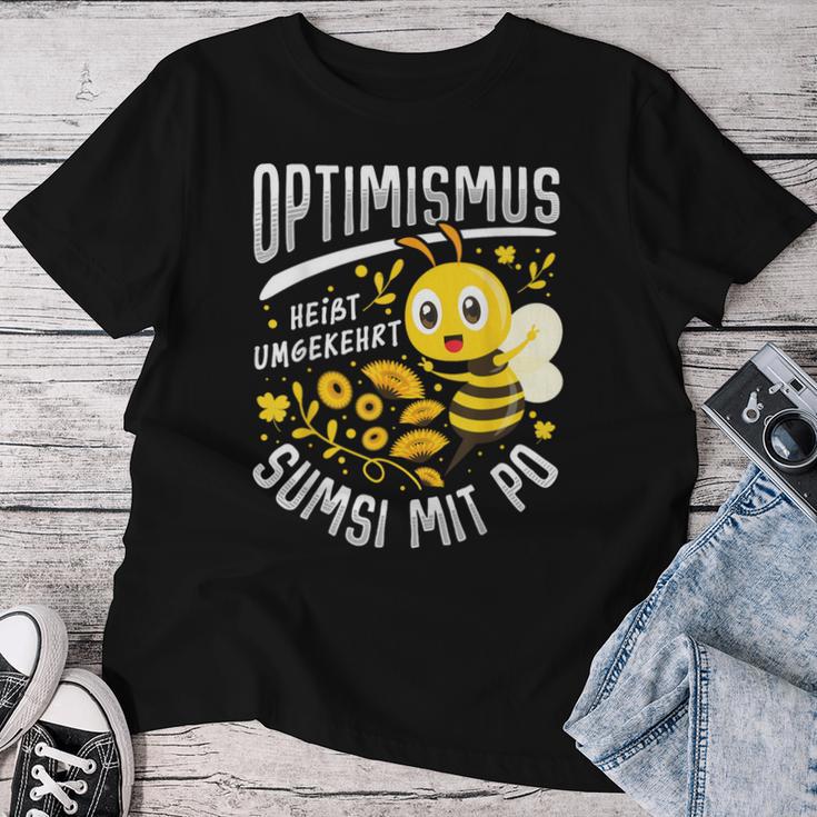 Optimismus Heißterversus Sumsi Mit Po Biene Honey Beekeeper T-shirt Frauen Lustige Geschenke