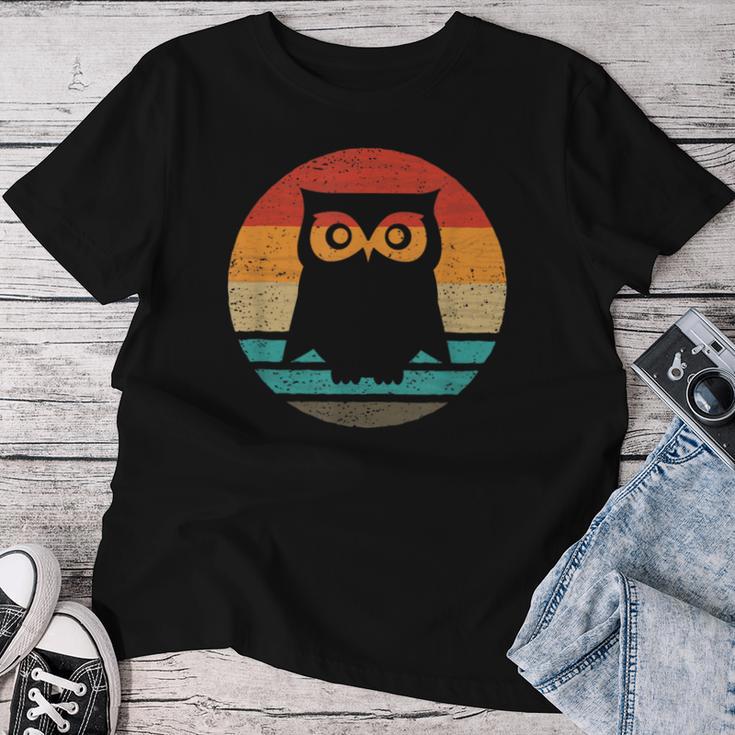 Owl Retro Styleintage T-shirt Frauen Lustige Geschenke