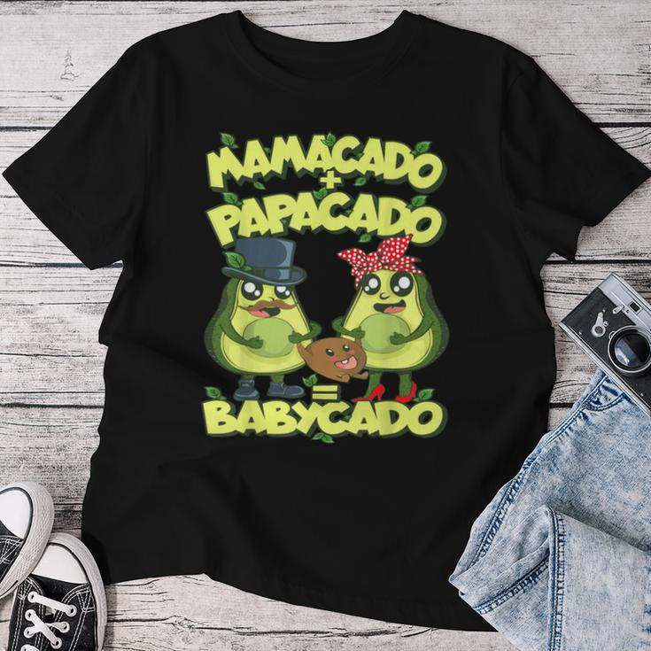 Papacado Mamacado Babycado Family Avocado T-shirt Frauen Lustige Geschenke