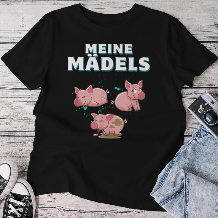 Pig Women's Pig Farmer's T-shirt Frauen Lustige Geschenke