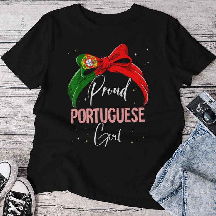 Proud Portuguese Girl Portugal T-shirt Frauen Lustige Geschenke