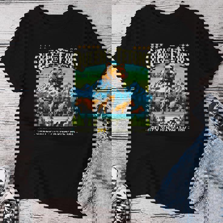 Queen Of The Tetons Grizzly 399 National Park Bear Lovers Women T-shirt Unique Gifts
