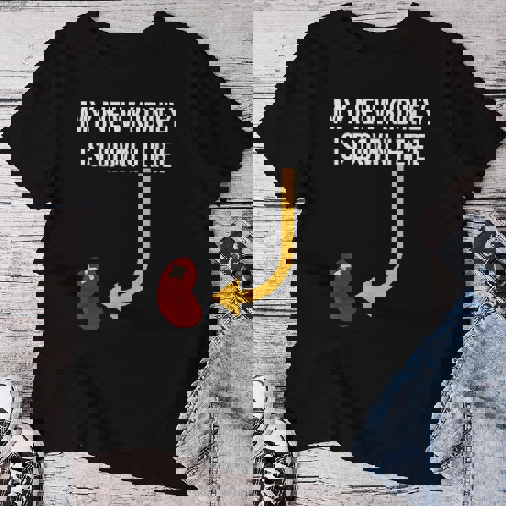 Regalos De Trasplante De Riñón Mis Nuevos Hombres Divertidos Camiseta de mujer Regalos divertidos