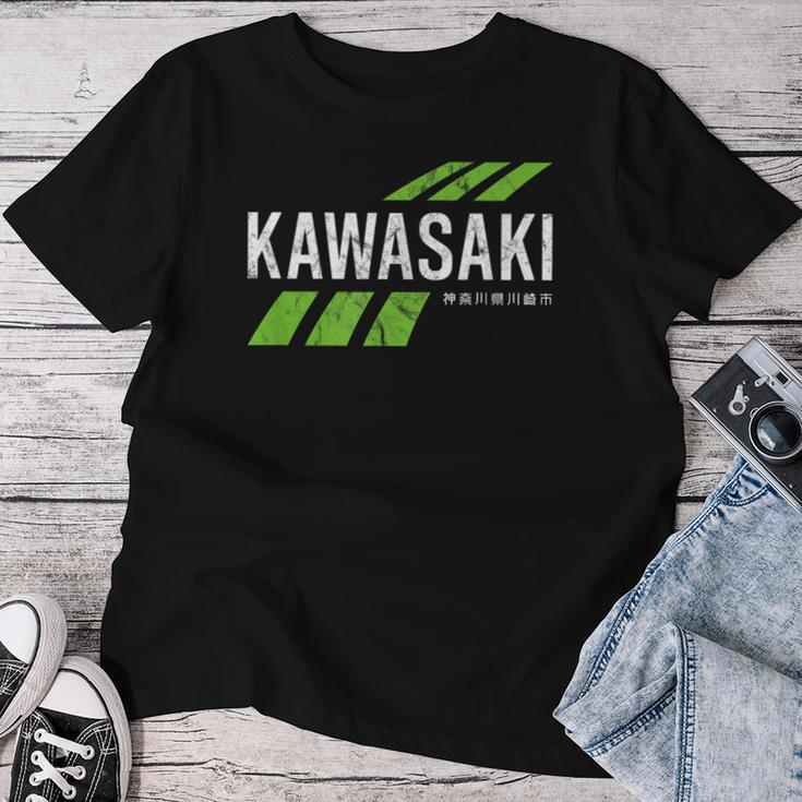 Retrointage Kawasaki Green City For Or Women T-shirt Frauen Lustige Geschenke