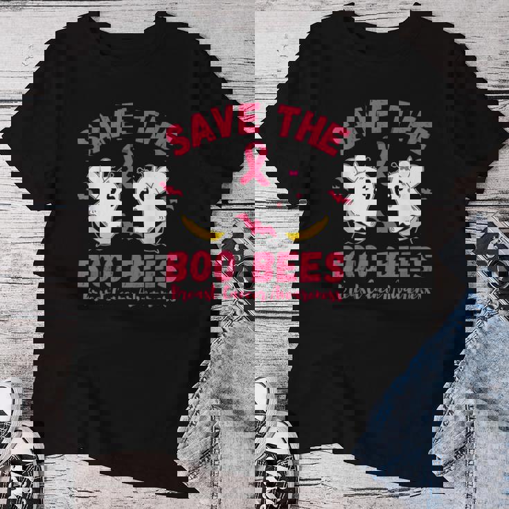 Save The Boobees Breast Cancer Halloween Woman Women T-shirt Unique Gifts