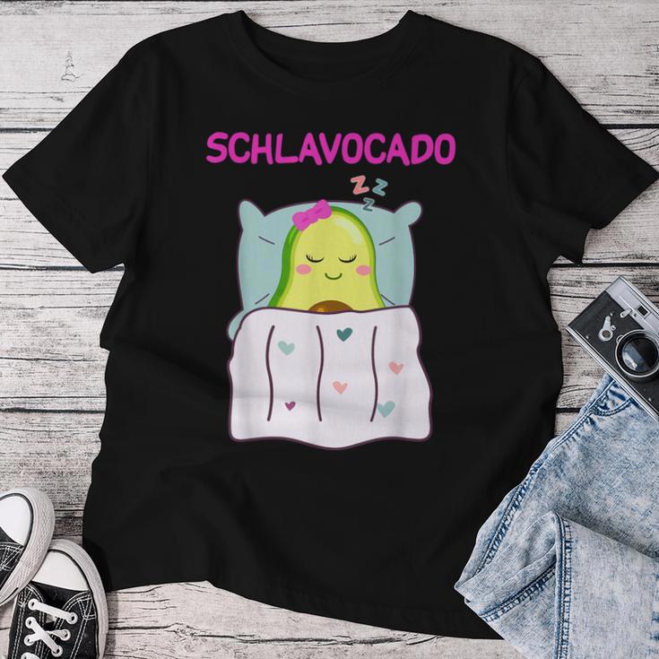 Schlavocado Women's Avocado Pyjamas T-shirt Frauen Lustige Geschenke