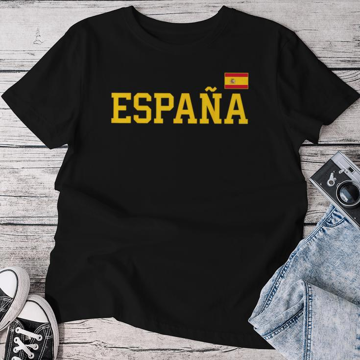 Spain For Children Spanish Flag Red España Blue T-shirt Frauen Lustige Geschenke