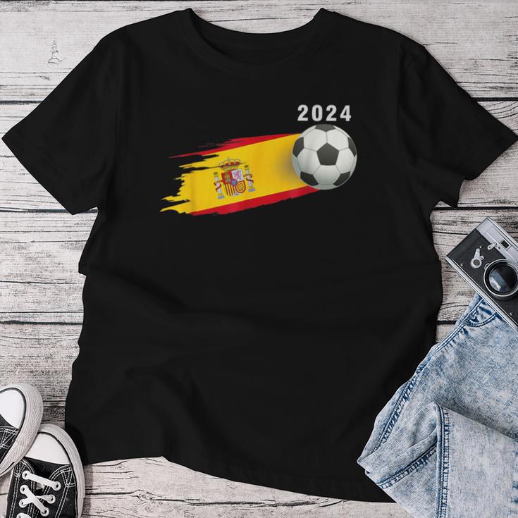 Spain Football Spain Flag Jersey Espana Spain Flag T-shirt Frauen Lustige Geschenke