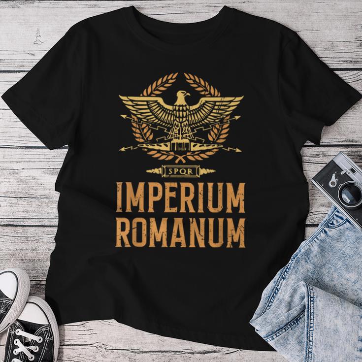 Spqr Roman Eagle Rome Empire Roman History T-shirt Frauen Lustige Geschenke